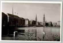 20095 W2000 Hamburg Foto AK Alster