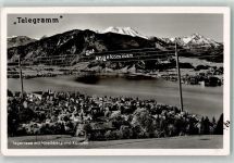 83684 W8180 Tegernsee - mit Hirschberg und Kampen Verlag Bayernland Nr. 1344 Telegrammstil Notopfermarke
