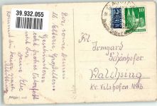 Korb bunte Eier Küken vermenschlicht Verlag Haering 6442 Osterei 1956 Künstlerkarte