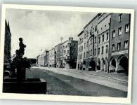 84453 W8260 Mühldorf a. Inn - Unterer Stadtplatz Denkmal Brunnen Auto
