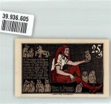 38100 W3300 Braunschweig 1923 Notgeldschein 25 Pfennig