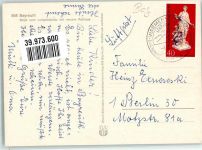 95444 W8580 Bayreuth Foto AK Rathaus Luitpoldplatz