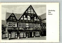 32816 W4938 Schieder-Schwalenberg Foto AK Rathaus