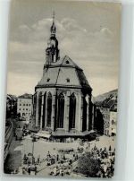 69115 W6900 Heidelberg , Neckar - Marktszene Heiliggeistkirche