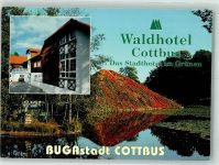03042 O7500 Cottbus 1995 Foto AK Wald- Hotel
