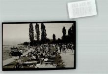 83329 W8221 Waging a. See FOTO KEINE AK Badestrand am Waginger See Foto Original aus Archiv eines Ansichtskartenverlags Ort handschriftlich