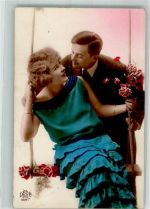 Verlag DEDE 1287 Mode Liebespaar Art Deco 1928