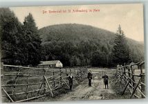 37444 W3424 St. Andreasberg Foto AK Rinderstall