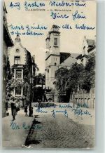 66111 W6600 Saarbrücken 1920 Gebrauchsspuren St. Michaelskirche
