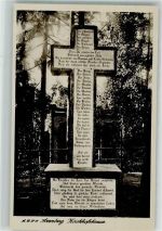 56068 W5400 Arenberg Foto AK Denkmal Kirchhofskreuz