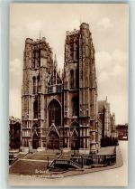 Brüssel Bruxelles FOTO KEINE AK Kirche der heiligen Gudula Trinks-Bildkarte Reihe Reihe 176 Bild 9