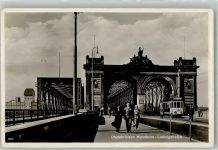 68159 W6800 Mannheim - Rheinbrücke Straßenbahn Nr. 4
