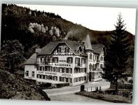 72270 W7292 Schönmünzach Foto AK Kurhaus Gasthaus Hotel Waldhorn