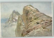 Watzmann Hocheck Alpiner Kunstverlag Eugen Richter Nr. 47 Compton, T. Künstlerkarte
