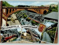 W5600 Wuppertal Die Schwebebahn, Eisenbahn + Straßenbahn Wappen Schwebebahn 1958