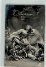 Tannhäuser Rototaglio 2908/7 Oper Bühnenbild 1912
