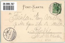 55422 W6533 Bacharach 1898 - Bei Mondschein