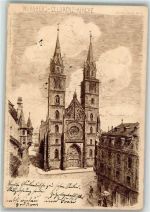 90402 W8500 Nürnberg 1899 - Kirche St. Lorenz