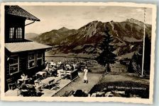 87561 W8980 Oberstdorf Foto AK Hotel Schönblick