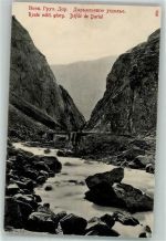 Foto AK Darialschlucht Grenze