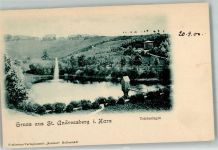 37444 W3424 St. Andreasberg 1900 Foto AK Teichanlagen