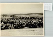 08258 O9659 Markneukirchen FOTO KEINE AK mit Kirche St. Nicolai Ort handschriftlich
