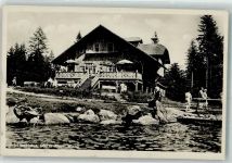 94252 W8371 Arberseehaus 1934 Foto AK Verlag Löffler & Co.