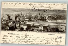 31785 W3250 Hameln 1901 - mit Weserbrücke und Münsterkirche