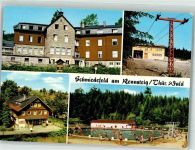 98711 O6315 Schmiedefeld am Rennsteig - Schwimmbad Seilbahn Pension Stutenhaus