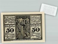 83684 W8180 Tegernsee 1921 Notgeldschein 30 Pfennig Kloster