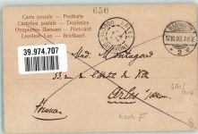 68159 W6800 Mannheim 1903 - AK nach C. Grote Briefmarke Bildseite