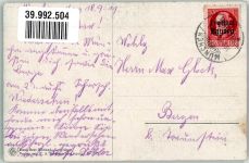 Nr. 195 Hans Beat Wieland : Verglühen Männer schauen einem Feuer zu E. A. Seemann 1919 Künstlerkarte