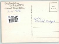 W8216 Reit im Winkl Maria u. Margot Hellwig Autogramm Volksmusik