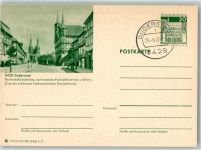 37115 W3408 Duderstadt , Niedersachs 1972 Ganzsache Kirche