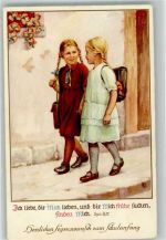 WK II Kinder Ranzen S.J.D. 4713 erster Schultag