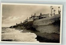 26757 W2972 Borkum Foto AK Strandmauer