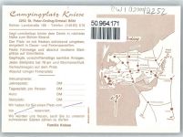 25826 W2252 St. Peter-Ording - Campingplatz Kniese , Landkarte , (keine Ak-Einteilung)