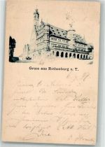91541 W8803 Rothenburg ob der Tauber 1897 - Rathaus