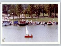 24354 W2332 Missunde FOTO KEINE AK Fotoabzug, Hafen, Boot