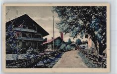 87466 W8967 Mittelberg b Oy - Straßenpartie am Ortseingang