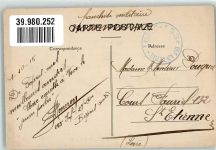 34500 Beziers 1915 Gebrauchsspuren Les Allées Paul Riquet