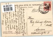 00100 Roma Rom - Vatican S. Pietro Gardten