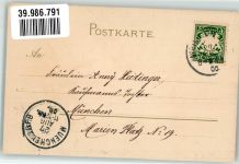 Edelweiß Serie No. 1061 Meissner & Buch 1900