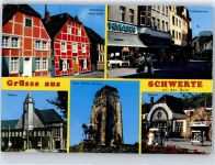 58239 W5840 Schwerte - Fußgängerzone , Rathaus