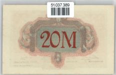 Notgeld 20 Mark , Altona Geld auf AK
