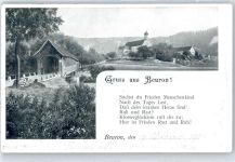 88631 W7792 Beuron - Teilansicht, Gedicht