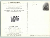 W2000 Hamburg Ein Sommernachtstraum v. John Neumeier Ballett Werbe AK