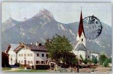 6600 Reutte - Kirche, Sterbehaus Kaiser Lothars