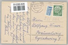 38100 W3300 Braunschweig - Notopfer, Verschneite Landschaft Ort lt. Stempel AKU1