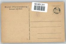 53424 W5480 Remagen - Hotel Fürstenberg